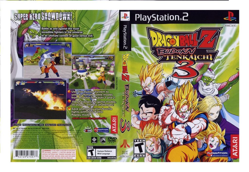 Dragon Ball Z Budokai 3 PS2 ROM ISO