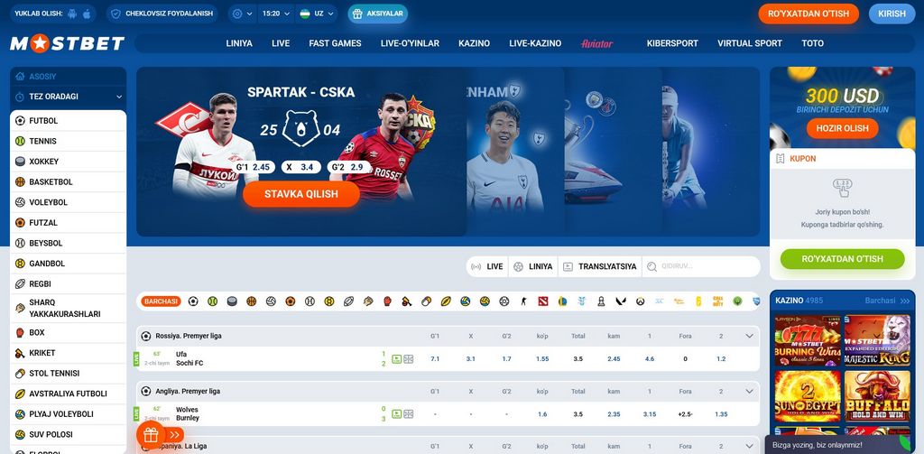 Mostbet Az: İdman mərc oyunlarına və onlayn qumar platformasına güvənilir